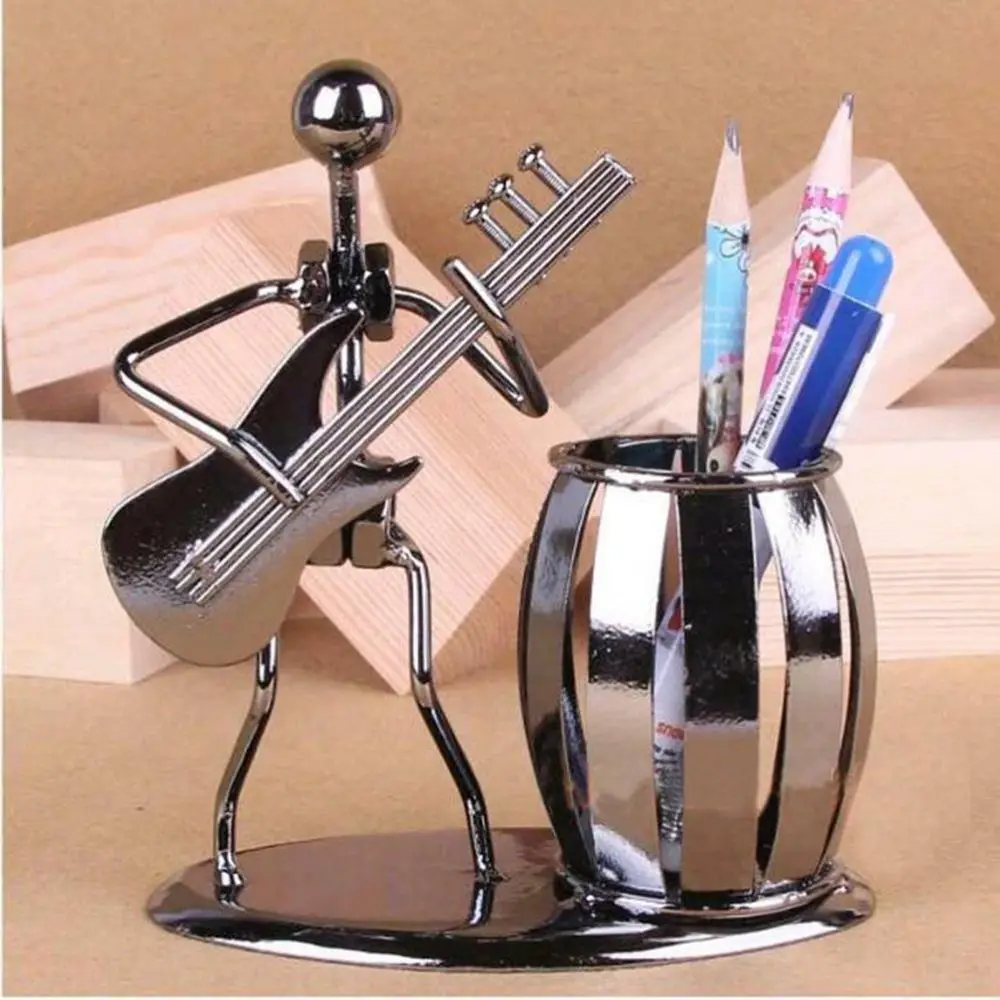 

Creative Play The Guitar Pencil Pot Novelty Desk Tidy Pen Holder Stationery Supplies Organizer Container School Office