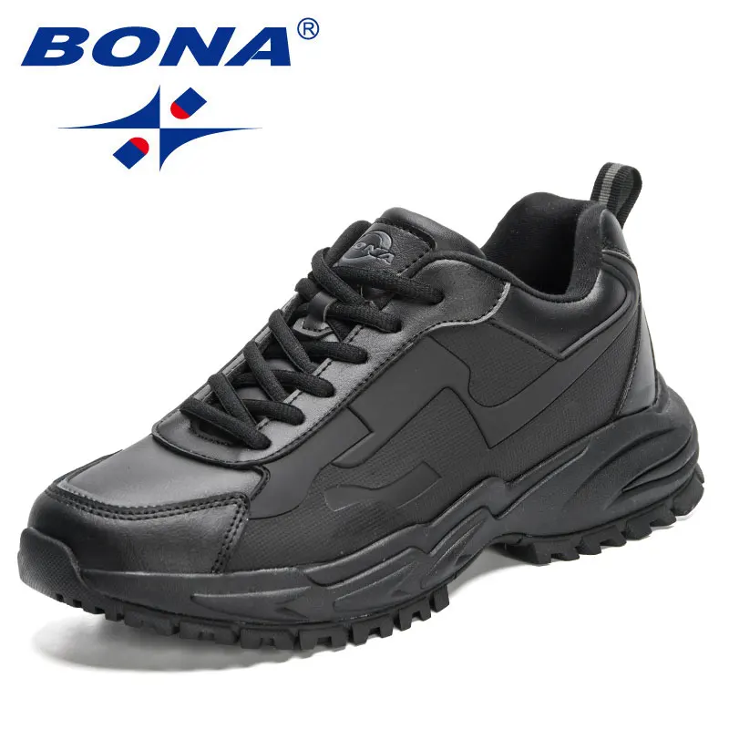 BONA New Arrival Classics Style Men Lace Up Sport Shoes Male  Running Shoesr  Men Outdoor Jogging Walking Athletic Shoes