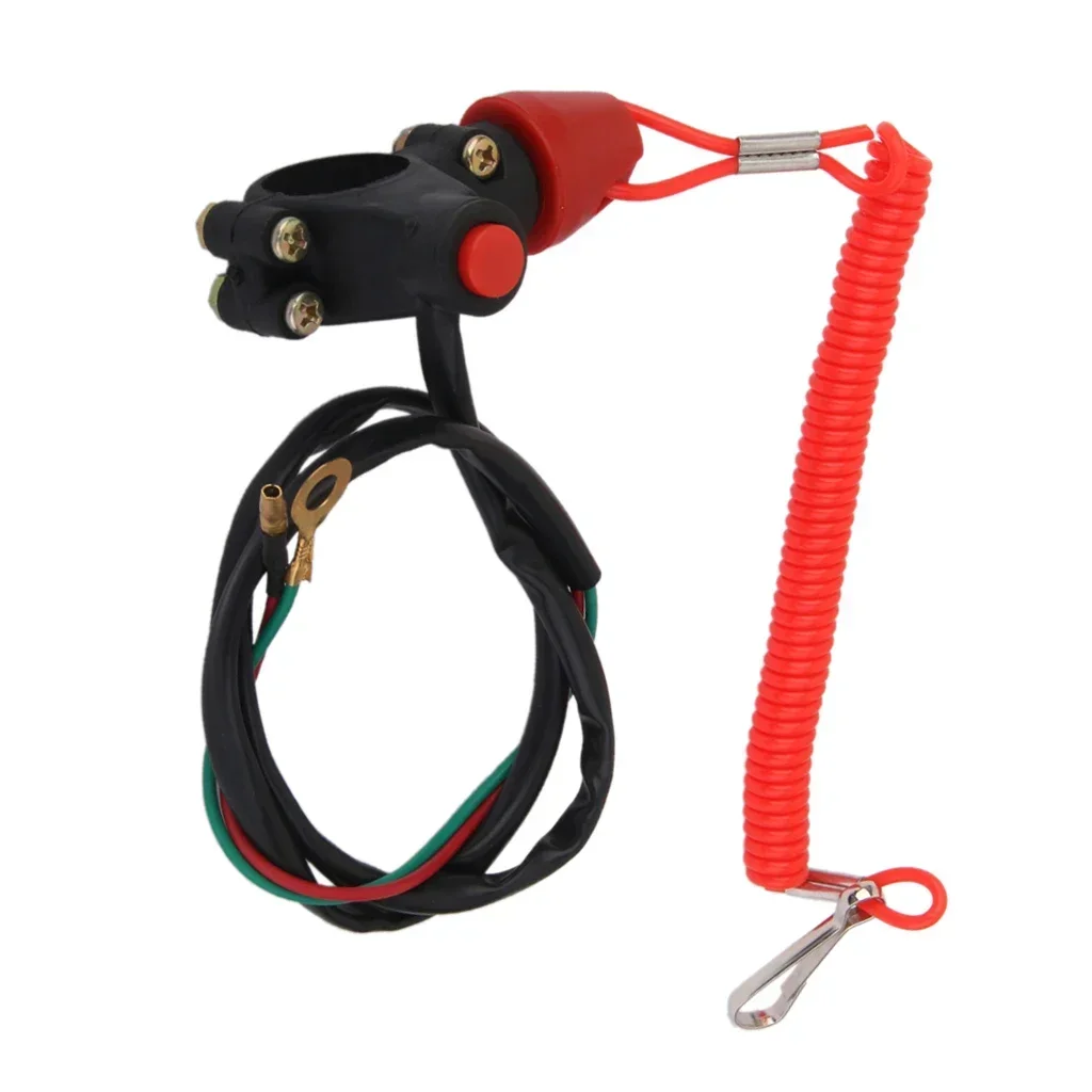 70cm Motorcycle Engine Kill Stop Switch Boat Outboard Engine Motor Kill Stop Switch Safety Lanyard For Marine ATV Quad Yacht