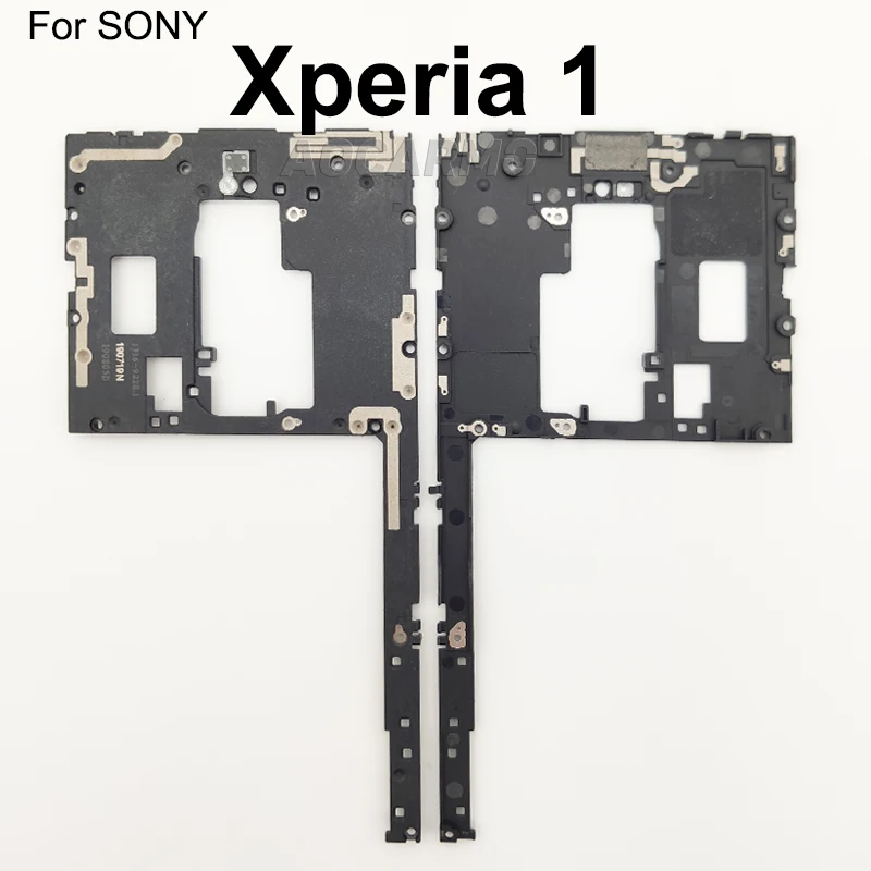 Aocarmo For Sony Xperia 1 J9110 J8110 For Xperia 5 / X5 / J8210 J9210 Back Frame Motherboard Holder Cover Rear Plate Antenna