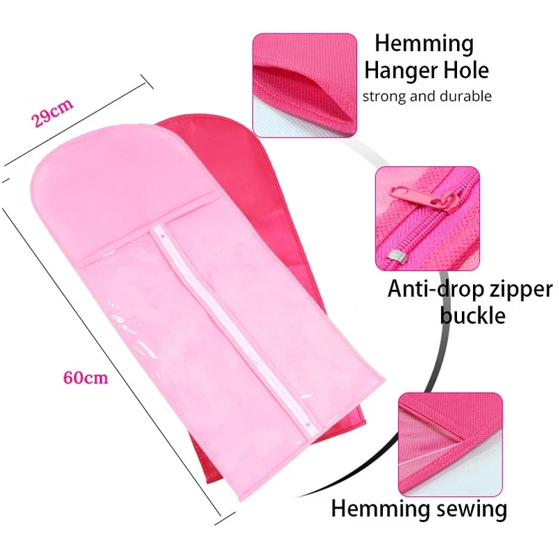 

Long Wig Storage Bag Holder Case Hair Extensions Storage Bag With Hanger For Wig Hair Extension Storage Bag With Hanger