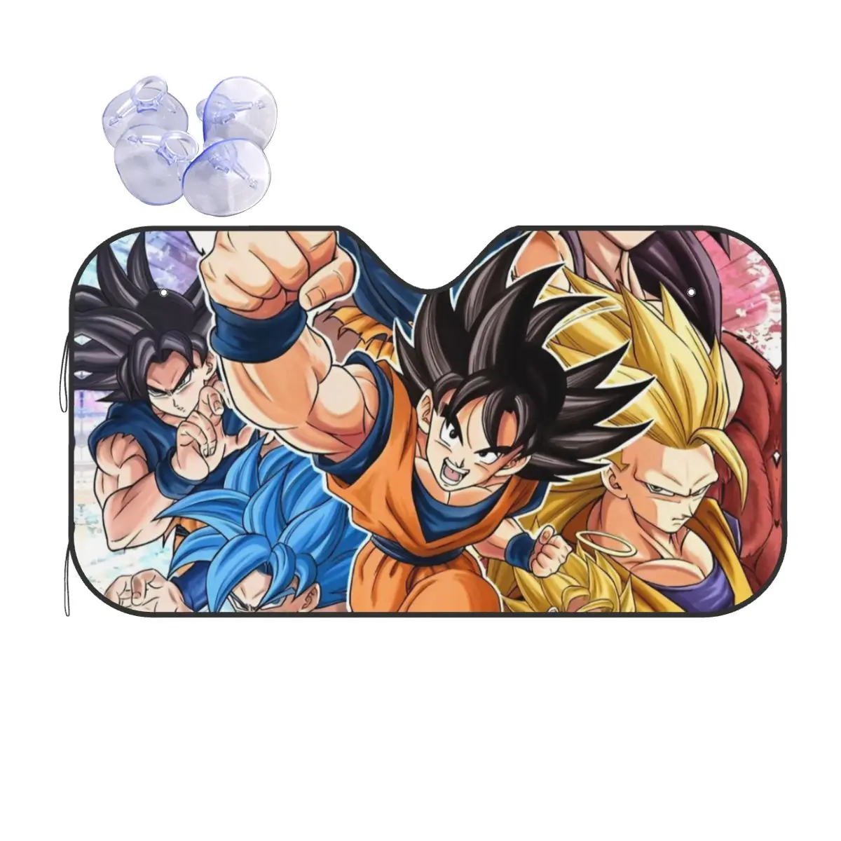 Dragon Ball Z Windshield Sunshade Vintage Car Front Windshield 76x140cm Car Window Windscreen Cover Blinds Sun Shade Protect