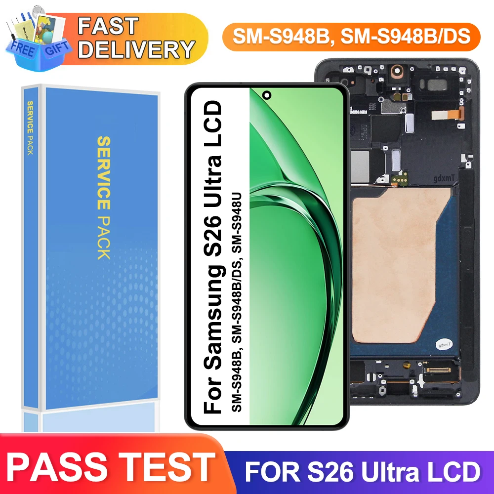 Dynamic For Samsung S26 Ultra LCD Display Touch Screen Digitizer Assembly SM-S938B, SM-S938B/DS Replacement Parts