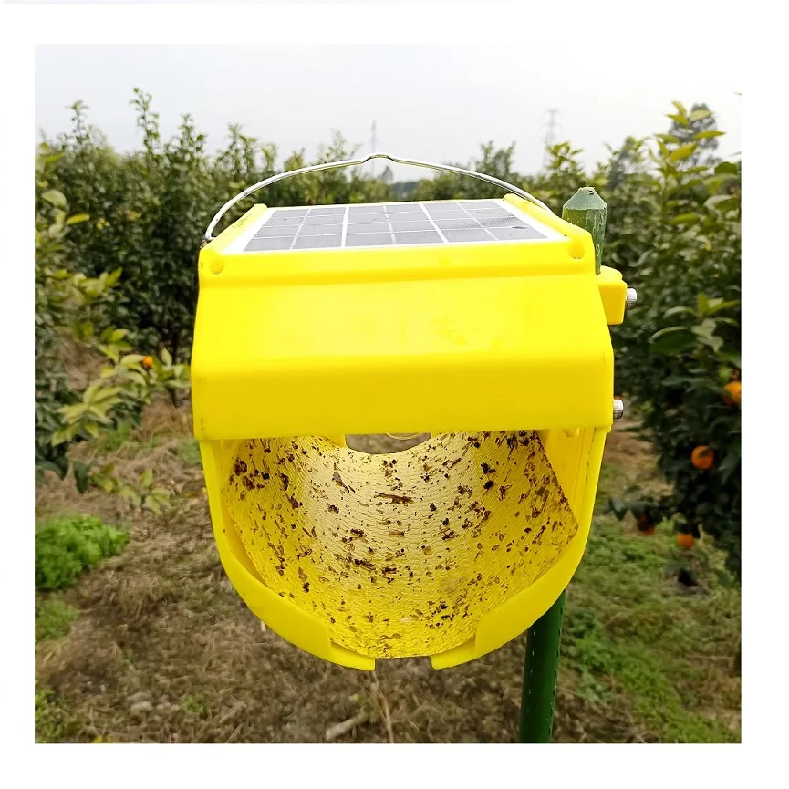 Top Selling MINI Solar Light Trap with Physical Control Effective Pest Control Equipment Fly Trap Insect Outdoor Fruit Fly Bag