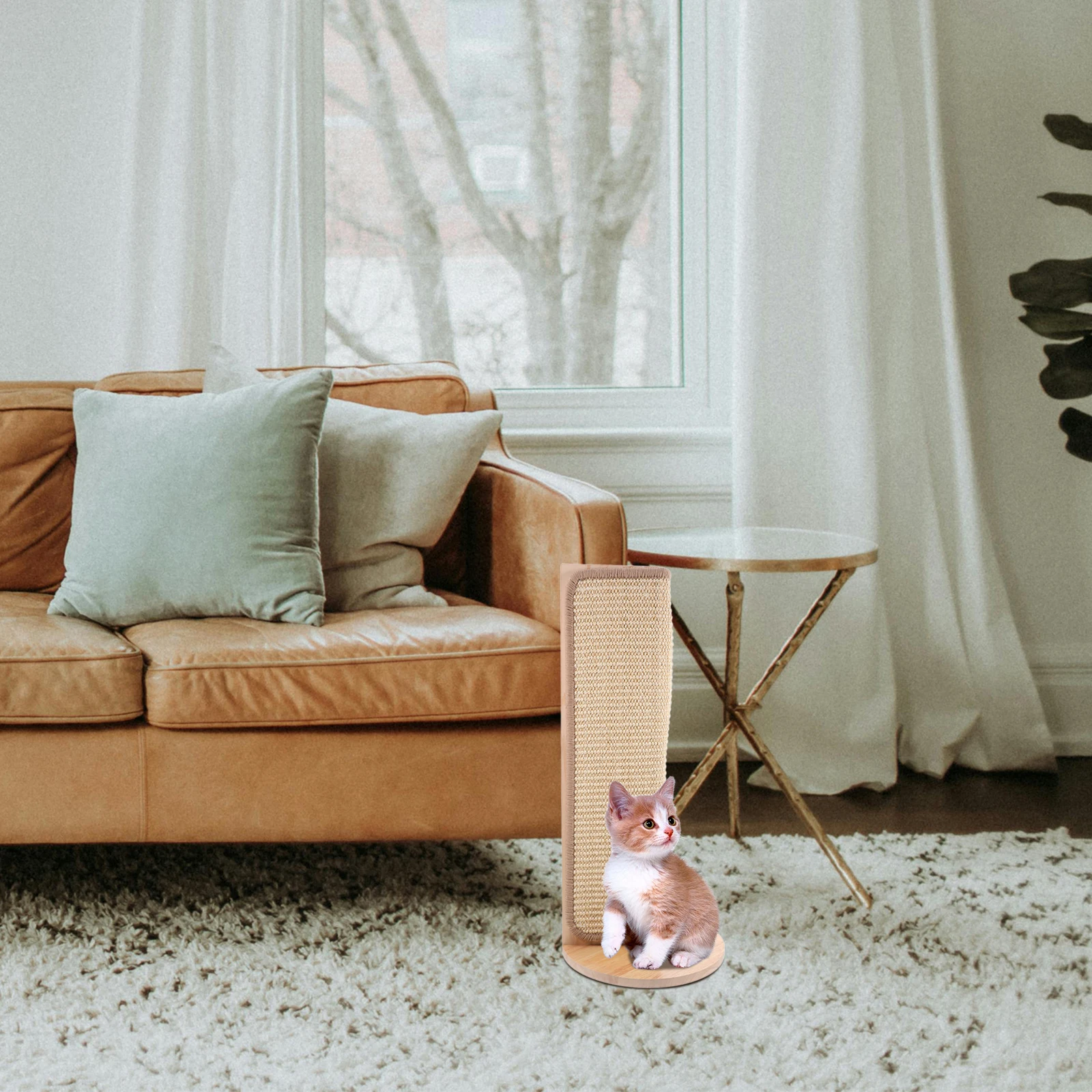

Natural Sisal Cat Scratcher Furniture Protector Couch Corner Sofa Pads Durable Wall Claw Guard Sword Mats Pet Supplies