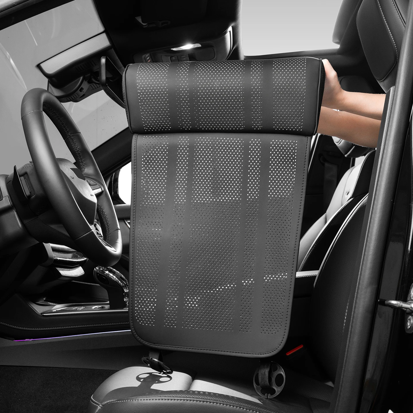 For Peugeot 3008 5008 206 207 208 301 306 307 308 T9 408 508 607 4008 406 407 2008 SW CC GT Car Seat Leg Support Cushion Pad - view 2