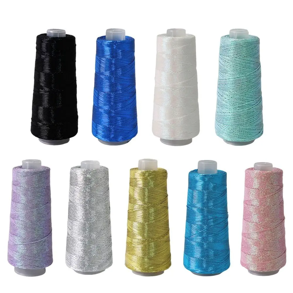 Hilo de Alambre con Núcleo de Plata y Oro, Hilo Metálico Multicolor, Hilo de Plata y Oro Súper Brillante, Hilo Fino y Brillante
