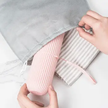 便攜式牙膏牙刷保護套旅行露營收納盒,保護牙刷牙膏免受灰塵和損壞 10 最佳銷售 旅行牙刷架 - №1