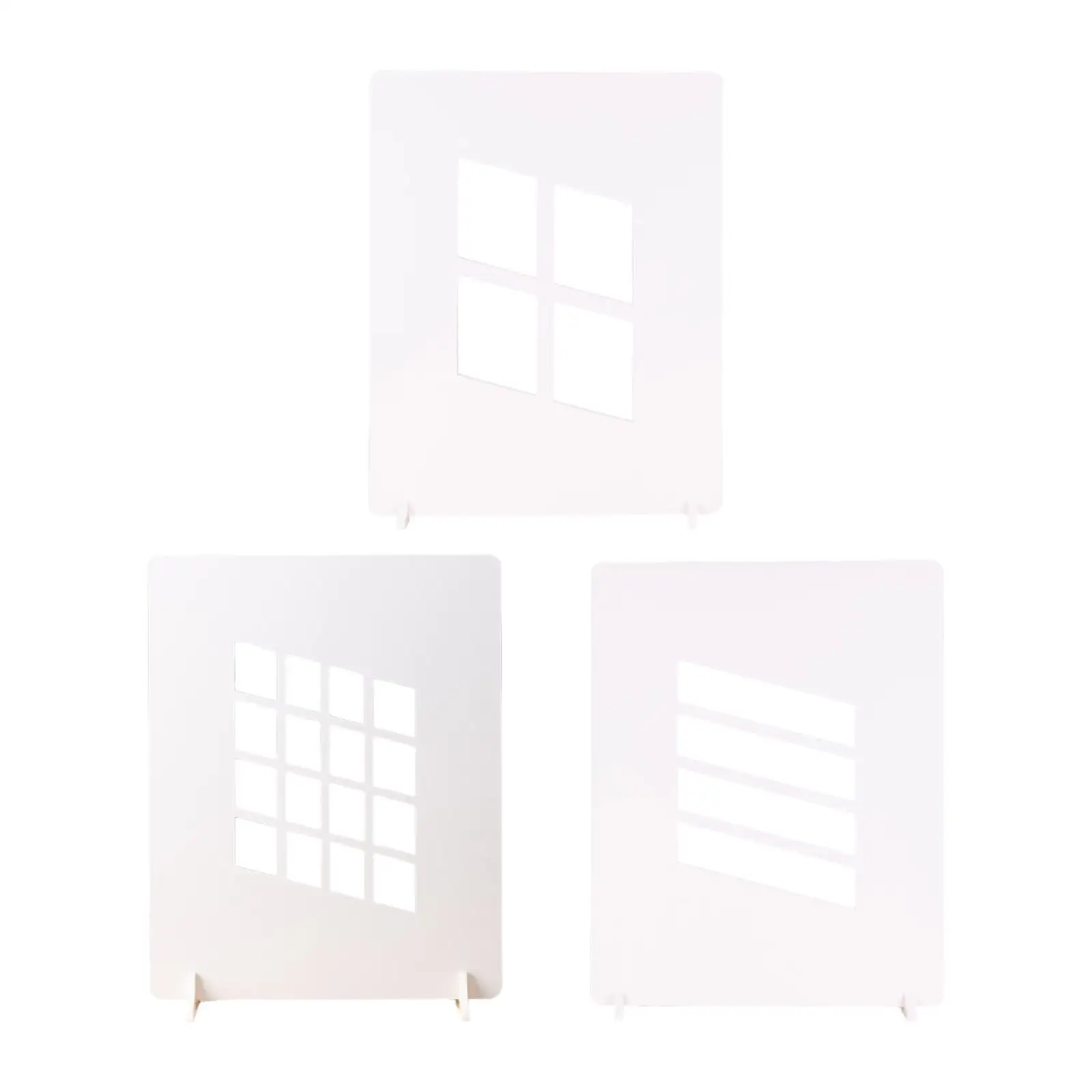 

3Pcs Light and Shadow Boards Photo Backdrop Boards Versatile Reusable Window Light Boards for Food Make up Photography Studio