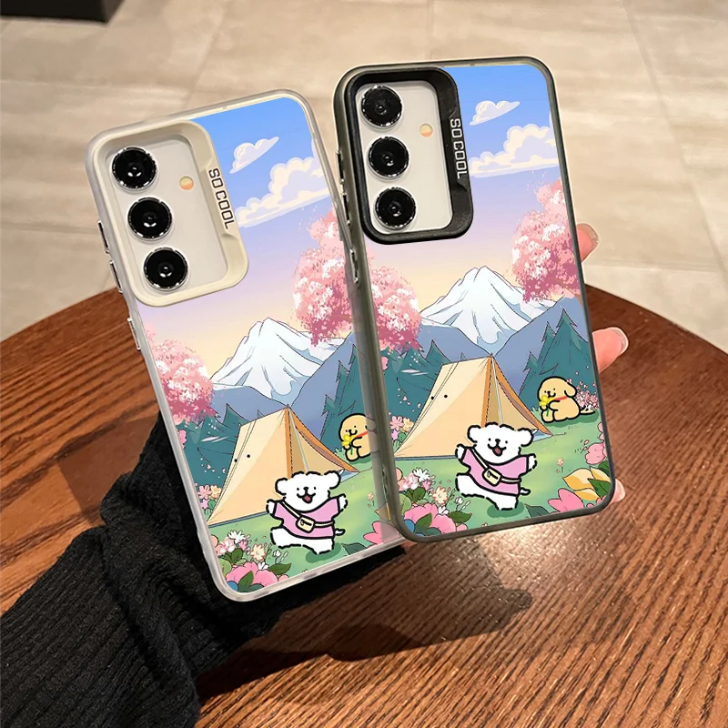 

For Samsung A 13 14 05 S 20 22 23 31 32 33 34 50 51 52 53 54 10 12 04 E G 03 4 5 Colorful Soft Phone Case Cute Style Cartoon Dog