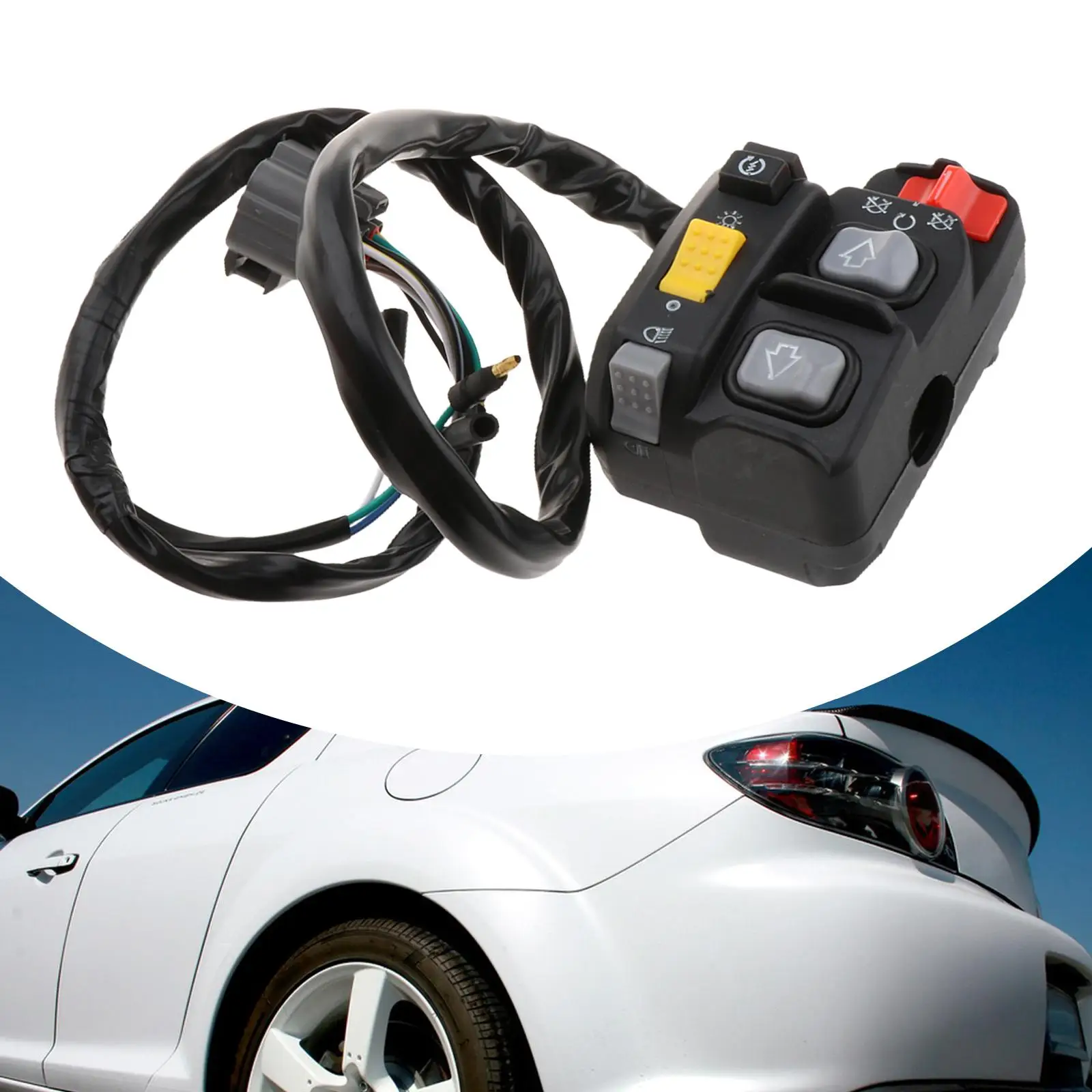 Handlebar Control Switch Start Kill Stop Headlight Button 35020-hm8-a50 Premium Spare Parts Practical Accessories Replacement