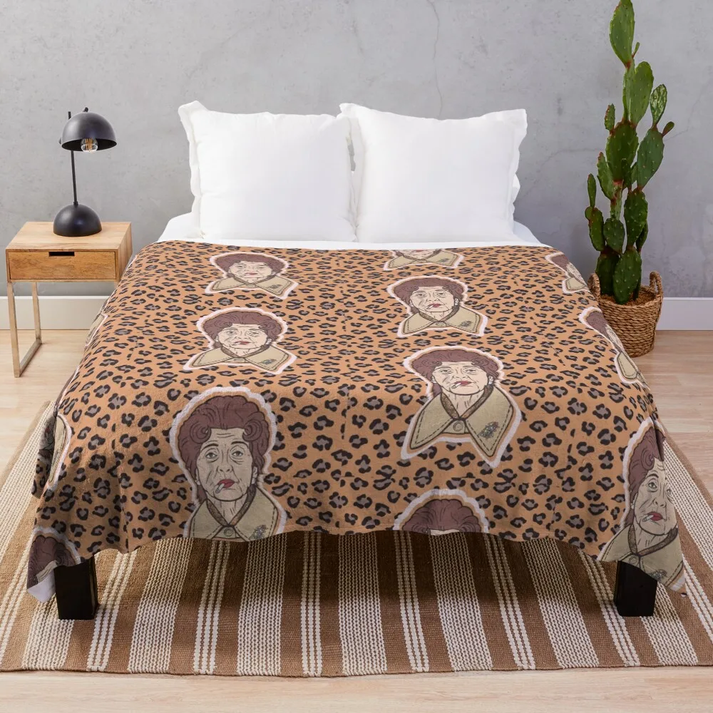 

Dot Cotton Throw Blanket Stylish Couch Blanket for Home Living Room