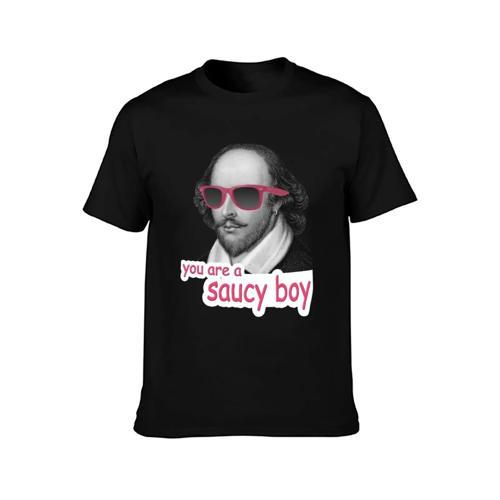 Shakespeare - 'You are a saucy boy' T-Shirt, Summer Casual Cotton Tee, Oversized Streetwear Tops, Vintage Graphic Print
