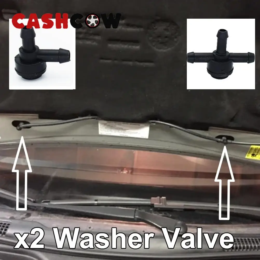 CASHCOW Windscreen Washer Valve T Valves 3 Way T Connector 9178895 Pipe System T Piece Water For Volvo C30 C70 S40 S60 S70 S80