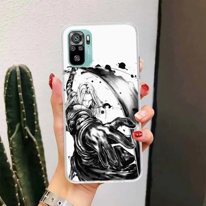 Anime FINAL FANTASY 7 BloodyBeni For Xiaomi Redmi Note 10 9T 9S 9 8 Pro 8T 7 5 Phone Case Mi 12T 11T 10T 9T 12 11 Lite Housing F