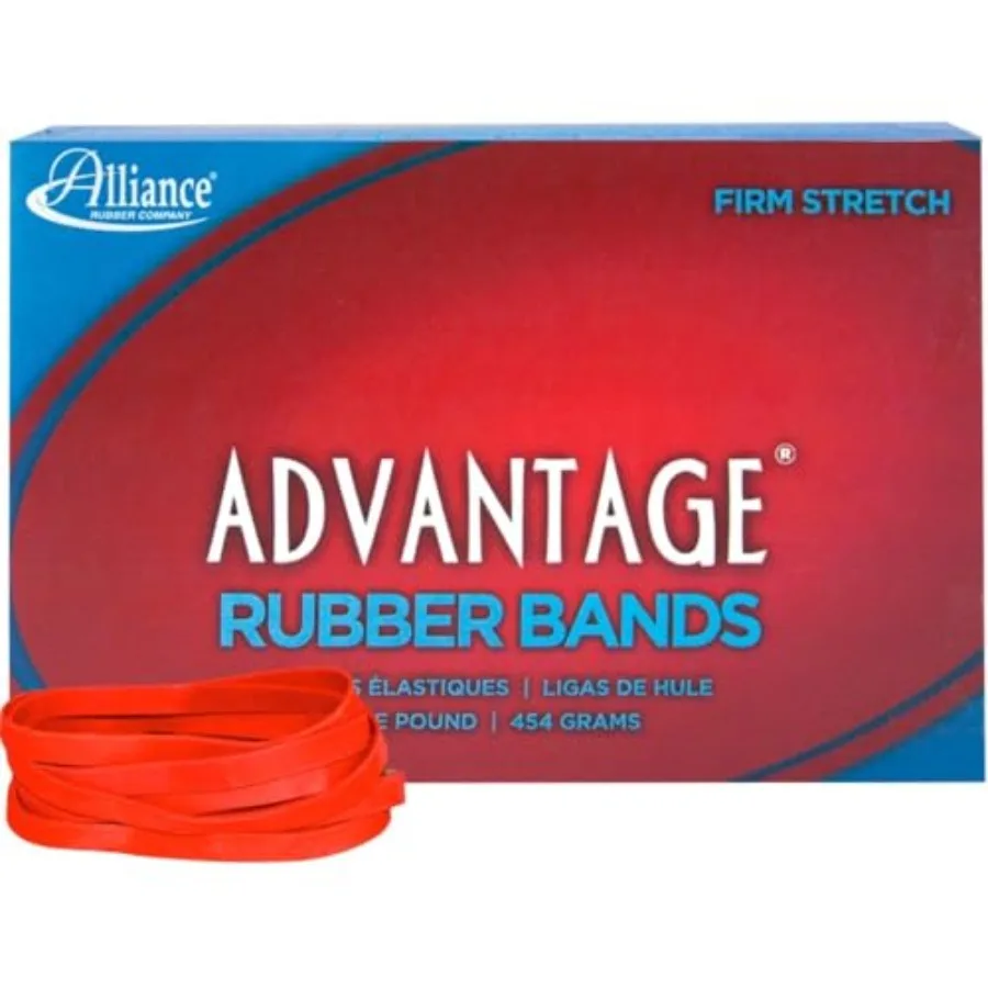 

Резиновые ленты Alliae 96645, размер резиновых лент Advantage # 64 1 коробка содержит около. 320 лент 3 1/2 x 1/4 дюйма, красный