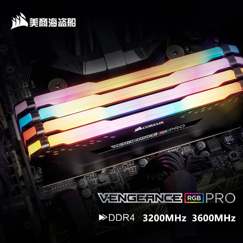 ذاكرة الوصول العشوائي CORSAIR DDR4 Vengeance RGB PRO ذاكرة ddr4 Ram 8GB 16GB 3200mhz 3600mhz DIMM ذاكرة سطح المكتب
