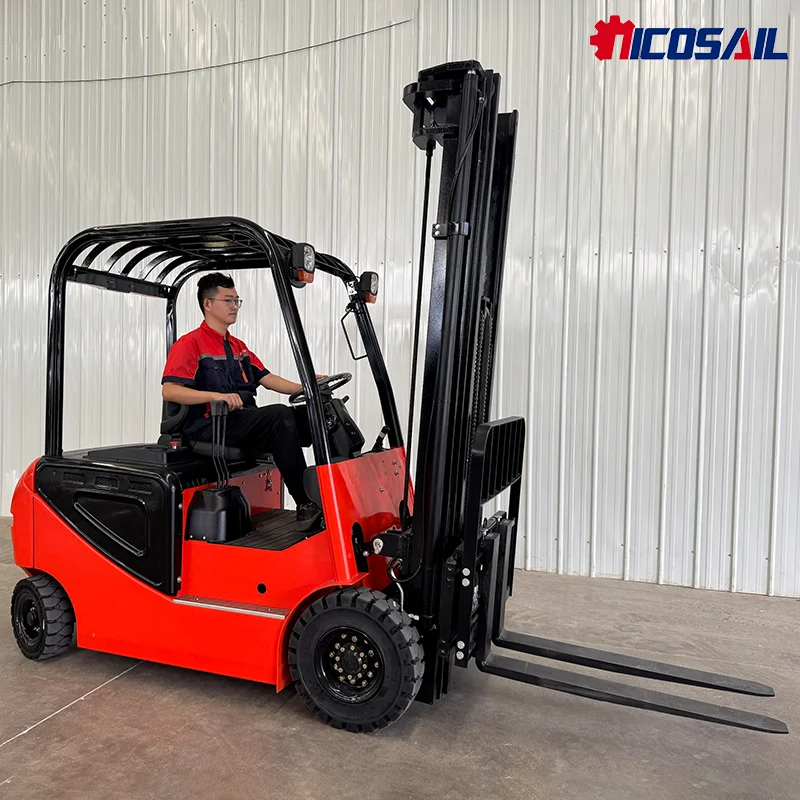 رافعات شوكية كهربائية عالية الجودة معتمدة من CE 1.5 طن 3 طن 5 طن مع بطارية ناقل الحركة الجانبية