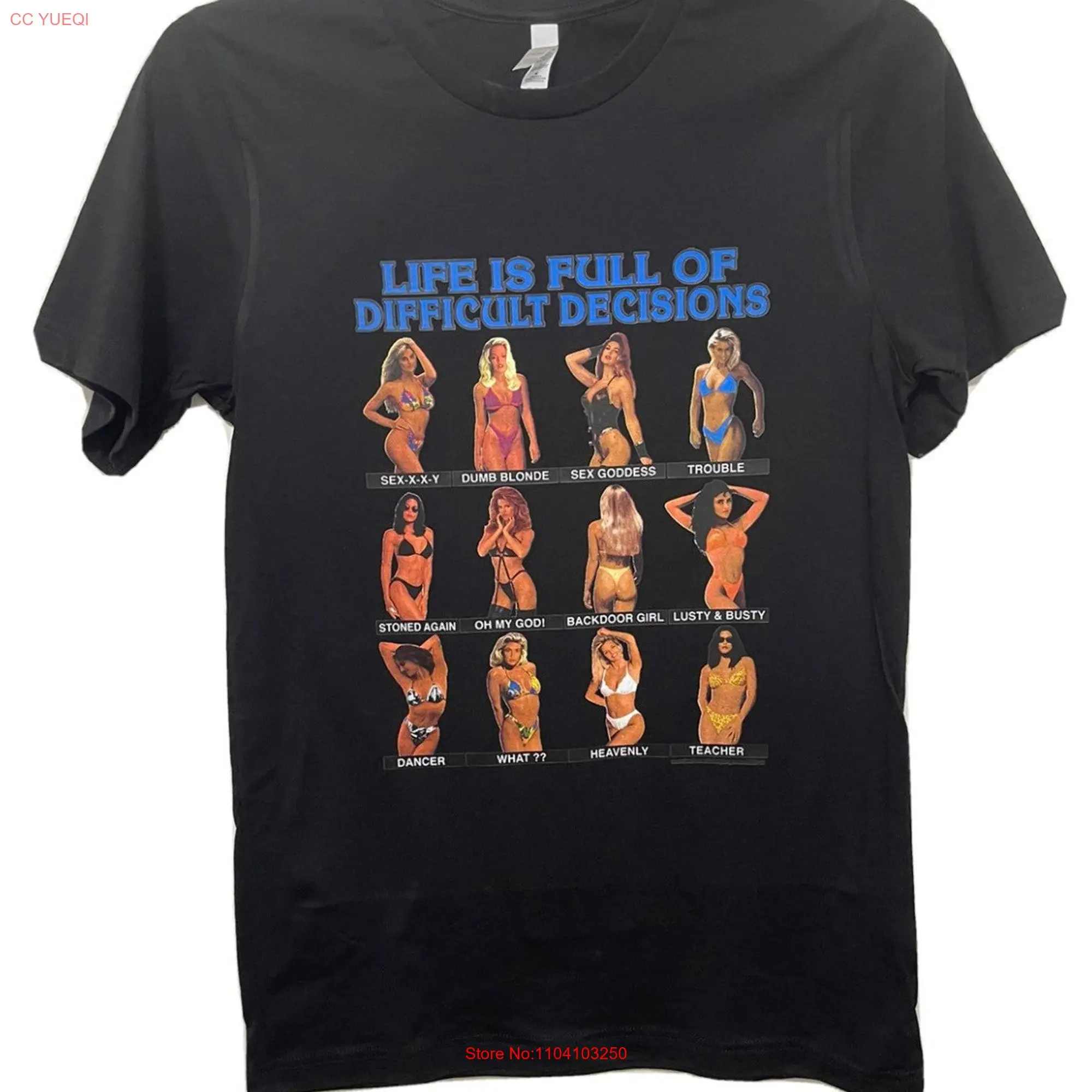 Life is Full of Difficult Decisions T Shirt long or short sleeves