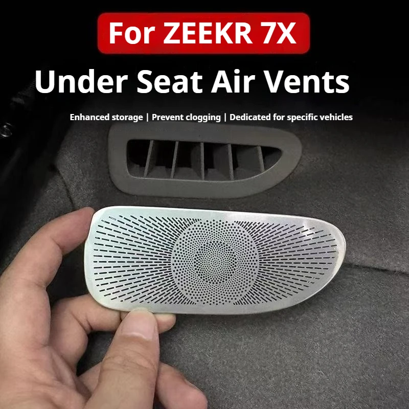 

Для автомобиля Zeekr 7X под сиденьем, защитная крышка вентиляционного отверстия, модификация дверного вентиляционного отверстия, пылезащитная, противозасоряющаяся крышка, внутренняя часть