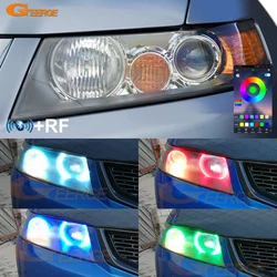 For Honda Accord CL7 CL8 CL9 CM2 ACURA TSX CL 2003 - 2008 BT App RF Remote Control Multi-Color RGB LED Angel Eyes Kit Halo Rings