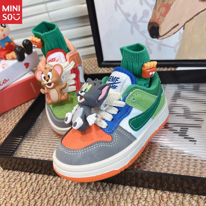 أحذية تزلج مينيسو 2025 للأطفال غير متطابقة، أحذية رياضية منخفضة مبطنة بالقطيفة للأولاد، أحذية رياضية كاجوال للخريف والشتاء #2