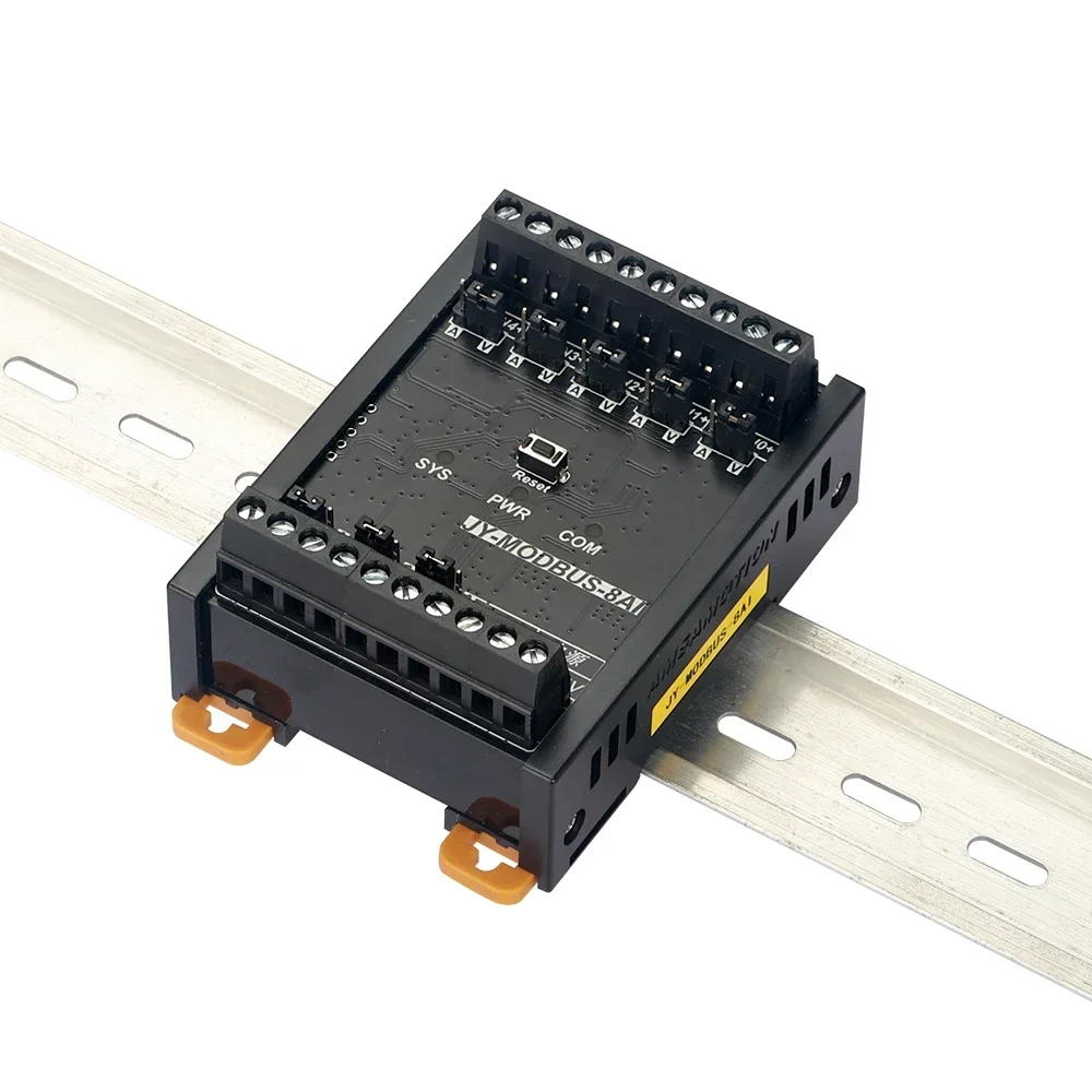 AMSAMOTION Simple Version JY-MODBUS-2AI 8AI 4AI 4AO 8AO RTU Output Convert Analog Acquisition 16 Input Digital Relay