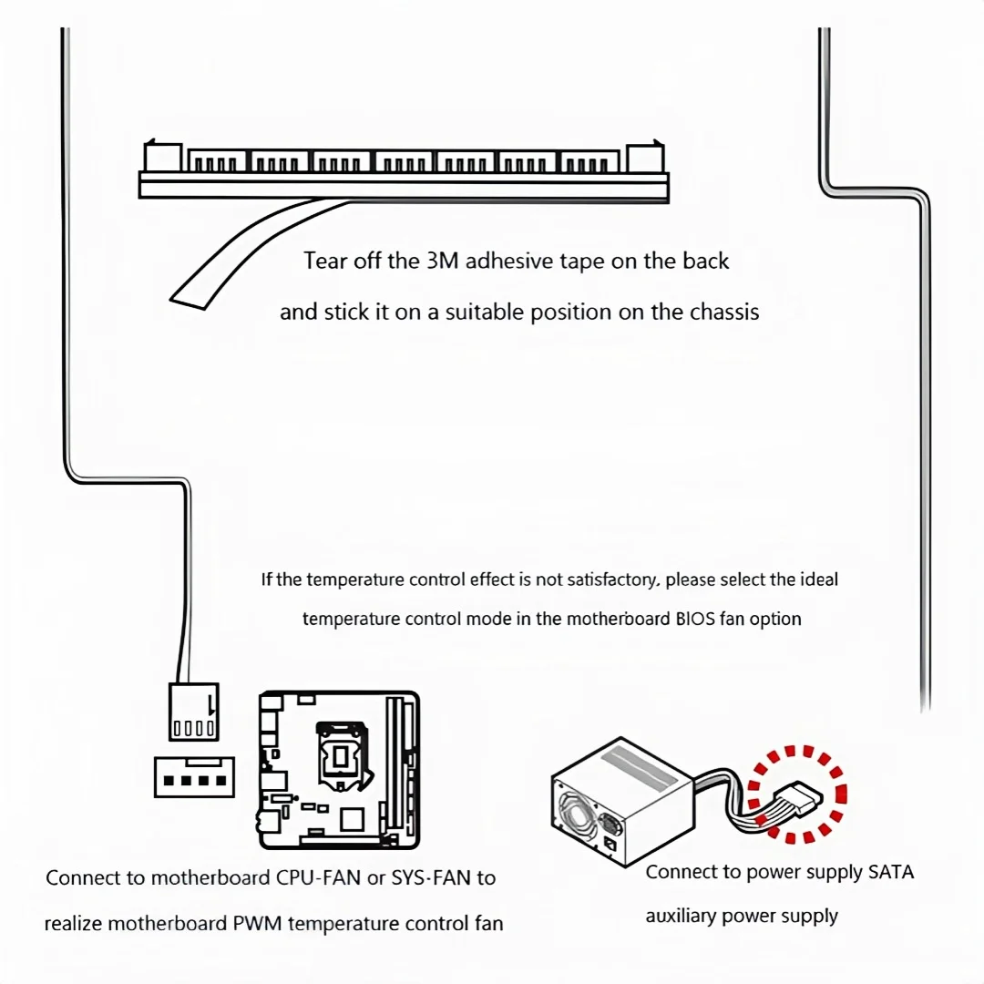 CX FUTRUE Motherboard 1 bis 10 Pin Lüfter 4 Pin PWM Kühler Lüfter Hub Splitter Netzteil Buchse PC Speed Controller Adapter Buchse.
