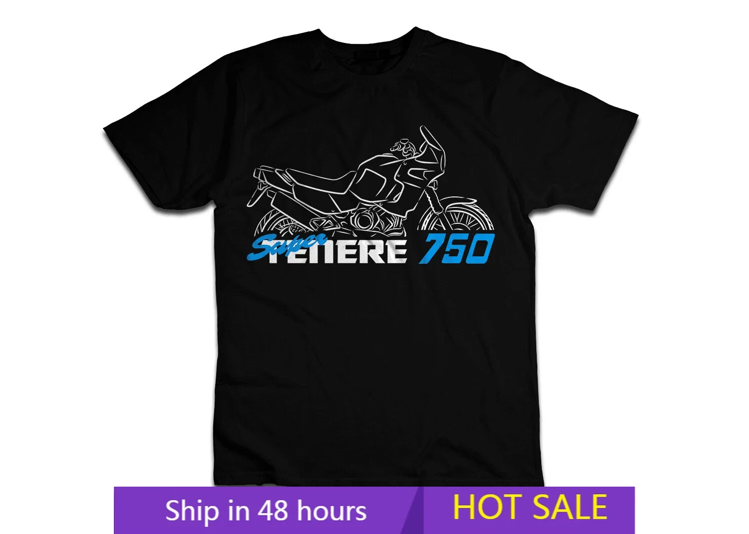 New Motorcycle T-shirts Ya.Ma.Ha XTZ 750 Super Tenere fans Motorcycle Graphic Summer Short Sleeves 100% Cotton Cool Tee