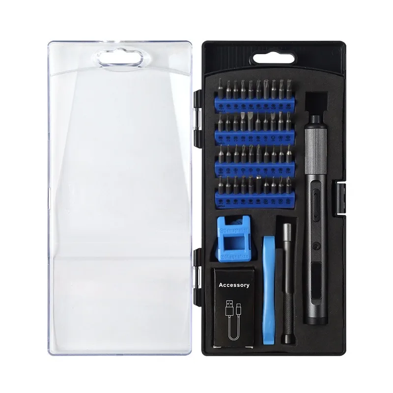 Precision Electric Screwdriver Set 50 in 1 Magnetic Phillips Torx Bits Professional Repair Disassembly Tools for iPhone Watch PC