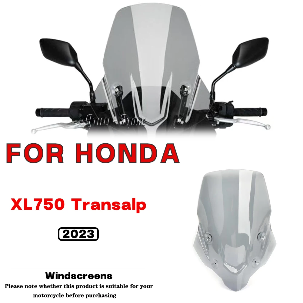 

Motorcycle modification accessories Windscreens Windshield Wind Deflectors Wind Spoiler Cover For Honda XL750 Transalp 2023