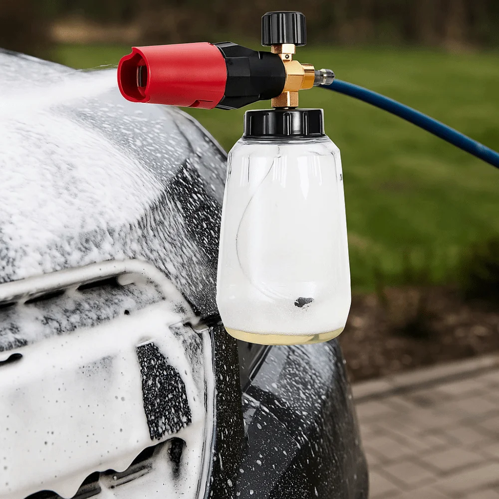 

Adjustable Big Mouth High-Pressure Foam Spray High-Pressure Professional Foam Bottle PA Material Adjustable Nozzle