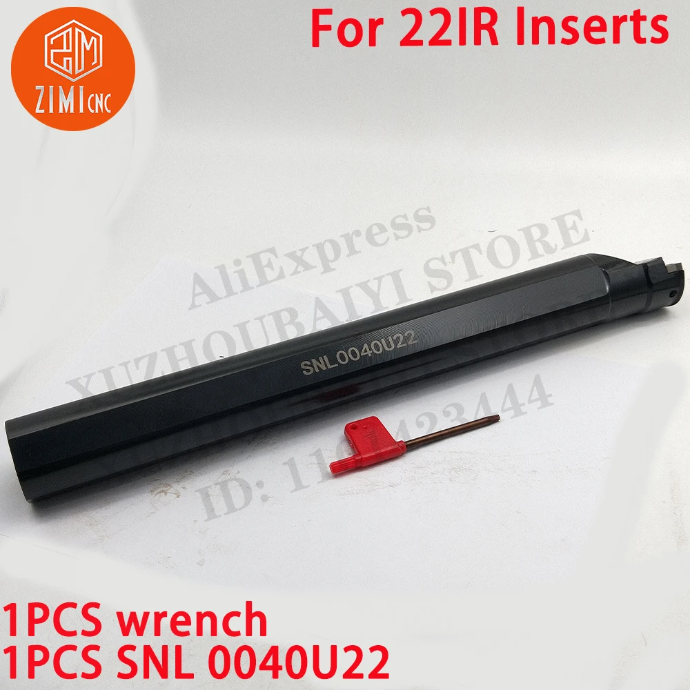 1PCS SNL 0040U22 Internal Threading Turning Tools Holder CNC Tools Cutter Lathe Tools for WNMG08 Carbide Inserts SNL 0040U22