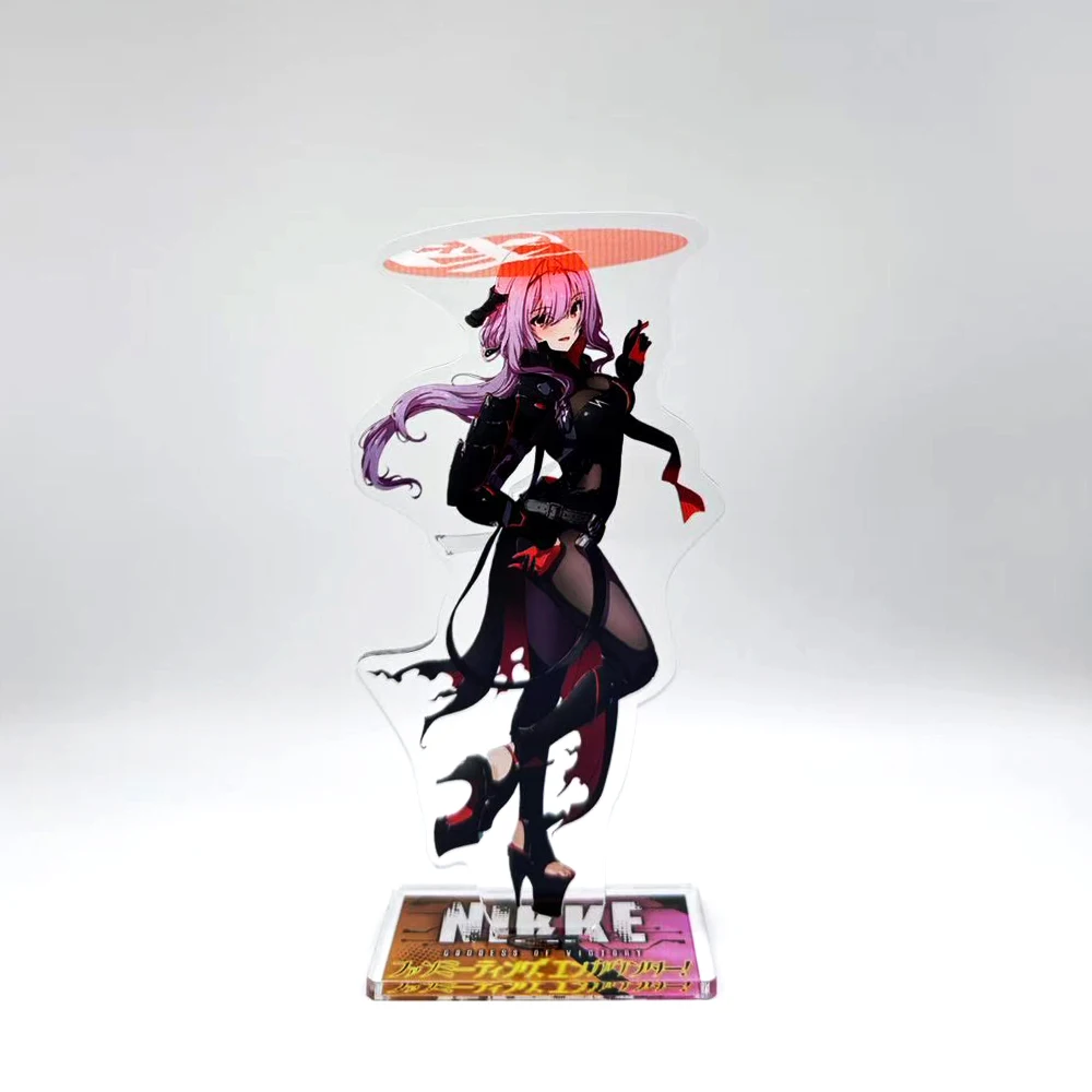 الألعاب الكورية NIKKE آلهة النصر حامل الاكريليك الشكل إيما ميراندا الدائمة نموذج لوحة سطح المكتب تأثيري هدية #4