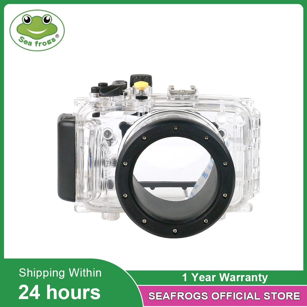 

Seafrogs Waterproof Housing Case For Panasonic GF5 14-42mm Underwater 40m Camera Protective Cover Scuba Diving Device