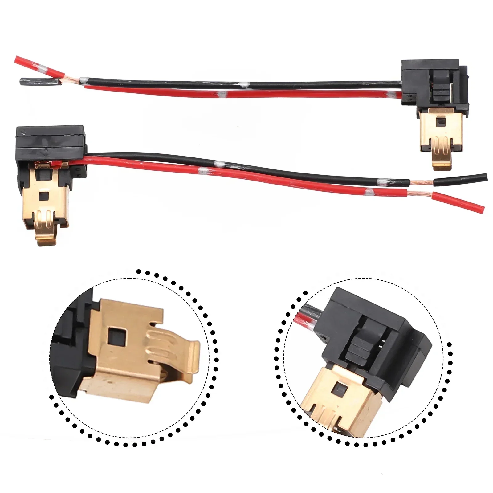 2PCS Car H1 H3 Light Socket Harness Socket Extension Wiring Harness Adapter Plug Car Headlight Lamp Socket Connector Wire