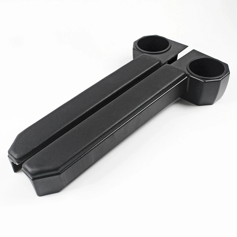 Black Car Cup Holder Door Armrest Organizer Trim For Toyota Land Cruiser 70 Series LC70 75 76 78 79 FJ70 FJ78 FJ79