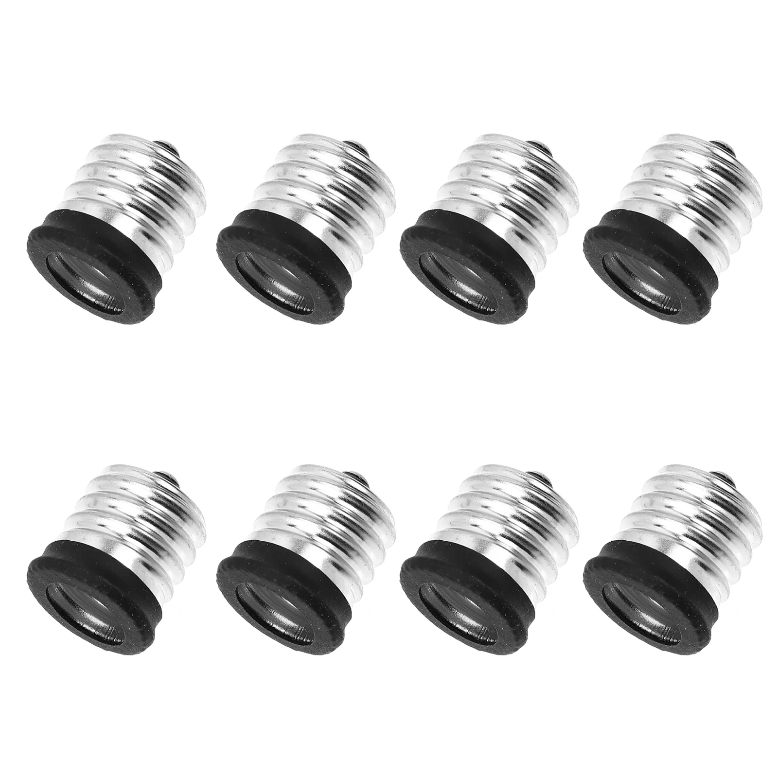 8 Pcs Convert Lamp Head E14 Bulb Light Holder Converter Screw Adapter Lights Socket Base Adapters Plastic Copper Converters