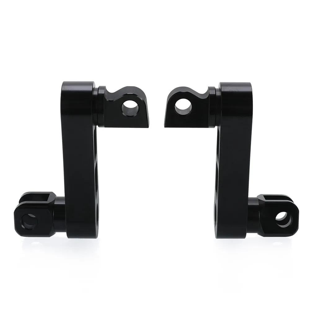 For Touring Foot Peg Extension Bracket Motorcycle Foot Peg Highway Bracket 360° Adjustable Rugged Foot Peg Extension Bracket