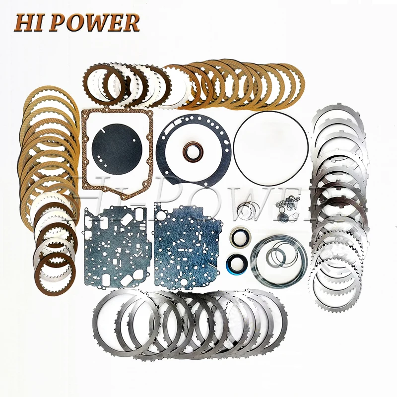 

62TE Auto Transmission Master Overhaul Seal Kit Gasket Friction steel Plate For VW Chrysler Dodge Car Gearbox Disc Overhaul Kit