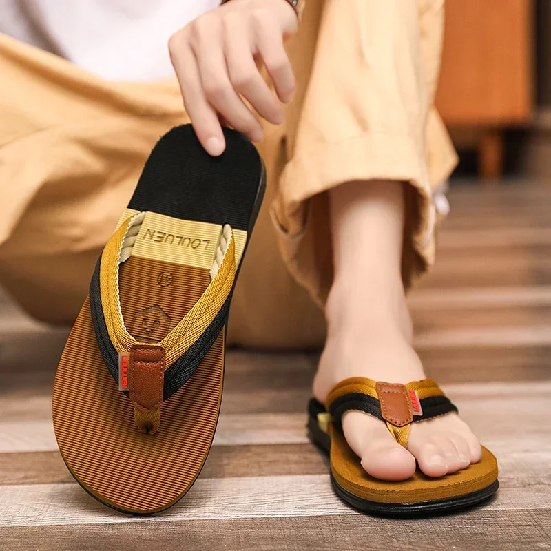 

Men's Summer Beach Shoes Slippers Soft and Comfortable EVA Non-slip Women's Sandals Casual Massage Home Slippers Sandals