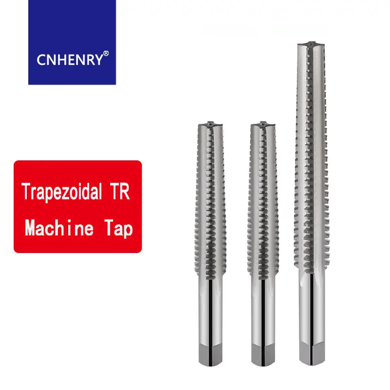 

TR Tap Screw Thread Tap TR8/9/10/12/14/16/18/20/22/26 Left/Right Hand Trapezoidal Tap Machine Plug HSS Machine Threading Tools