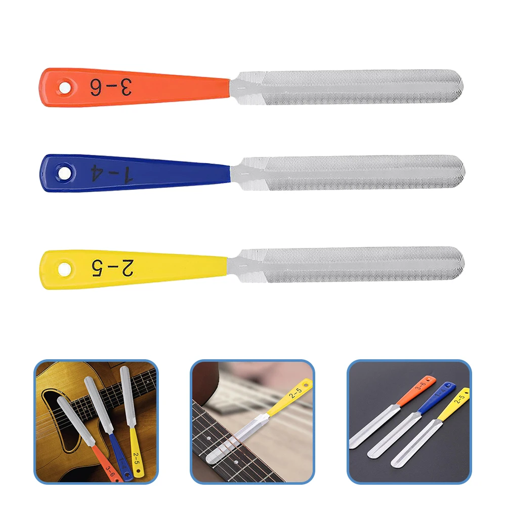 

Fingerboard File Tool Replacement Acoustic Guitar Maintenance Bass Nut Files Repair Kit Scrbe Needle Banjo