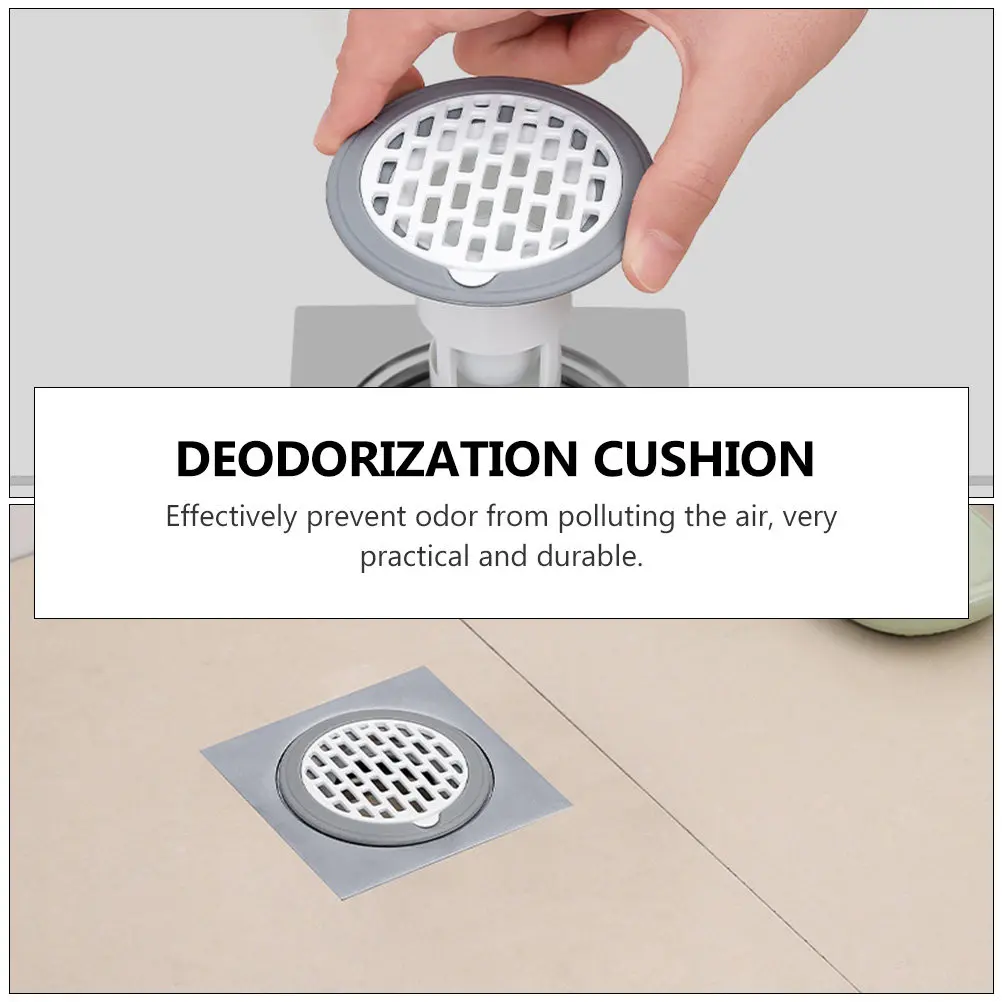 

1Pcs Premium ABS Tpr Floor Drain Cover Odor Resistant Bathroom Sink Filter Cushion for Home Kitchen Bathtub Stopper Drain Mat