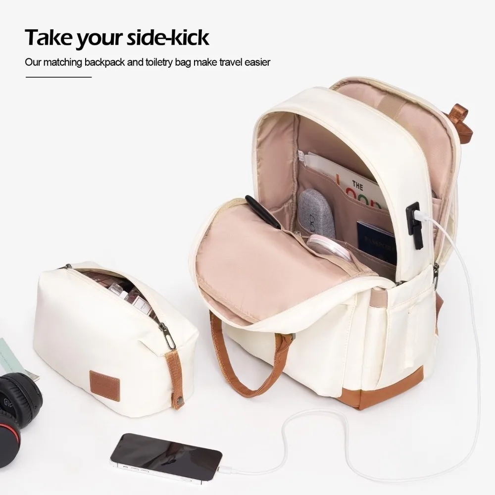 Conjunto de bagagem de três peças com trava TSA, rodas giratórias, conjunto de mala de mão rígida em preto para viagens