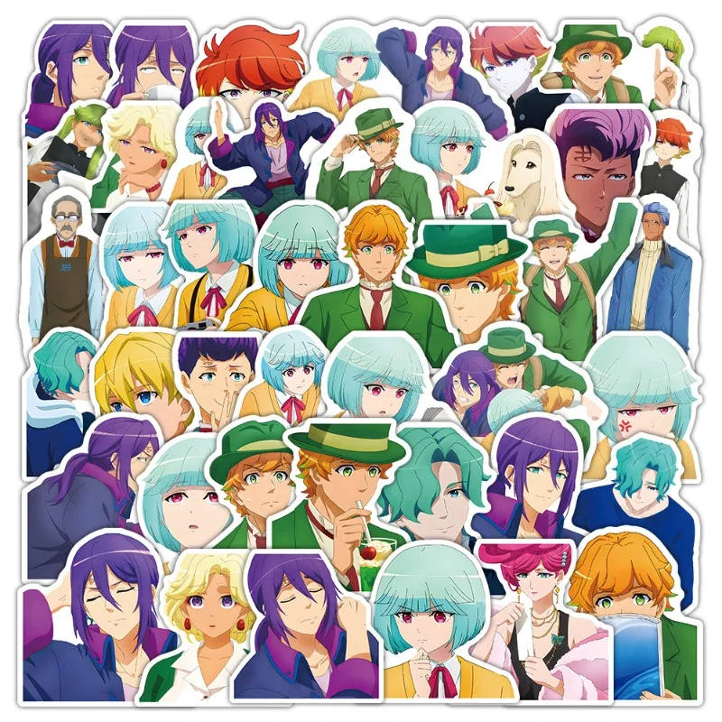 50/30/10 PCS Popular Anime Stickers Creative Cartoons DIY Mobile Phones tablet skateboard cup Stationery Decoration Stickers