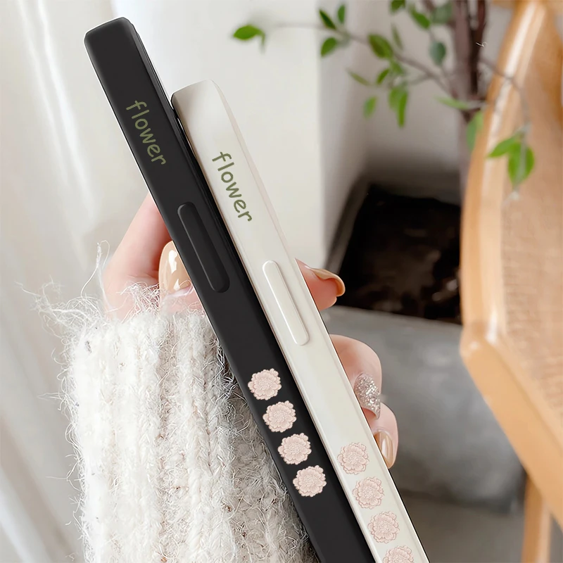 Redmi 15 زهرة جراب هاتف ل Xiaomi Redmi 13 12 12C 10 10C 15C 14C 13C 9C 9A 9 A5 4G لينة سيليكون ماتي غطاء مقاوم للصدمات