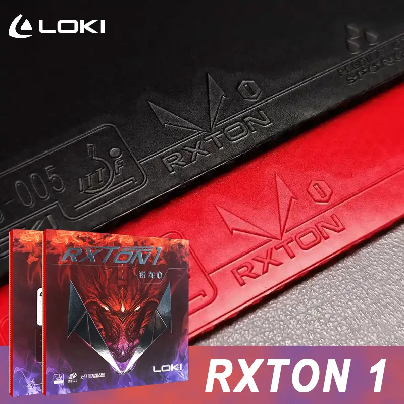 

LOKI RXTON 1 Table Tennis Rubber Professional Training Ping Pong Rubber Sheet Sticky for Entry Level Beginners