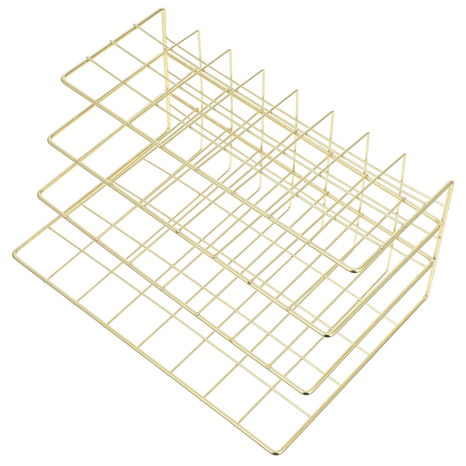 

Office Desk Mail Organizer Metal Holder with 3 Slots File Sorter Letter Envelope Storage for Desk Countertop Mail Organizer