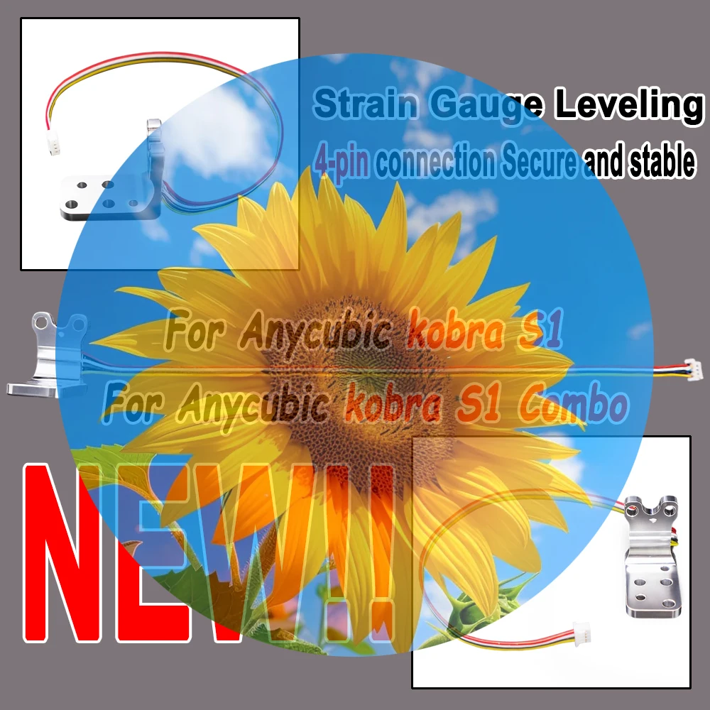 

NEW For Anycubic kobra S1/S1c Strain Gauge High Quality Strain Gauge Leveling 3d Printer Replacement Parts